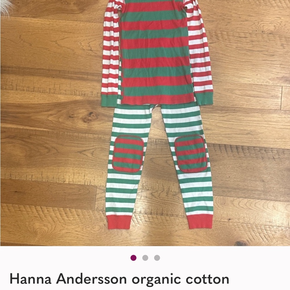 Hanna Andersson Festive Striped Pajama Set